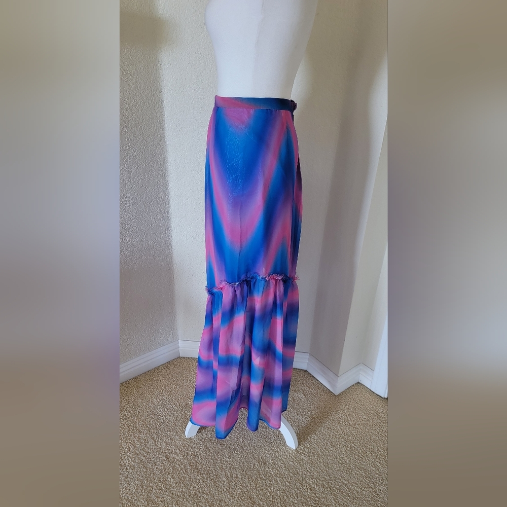 Custom-made skirt with lining, size S/M - Picture 2 of 3